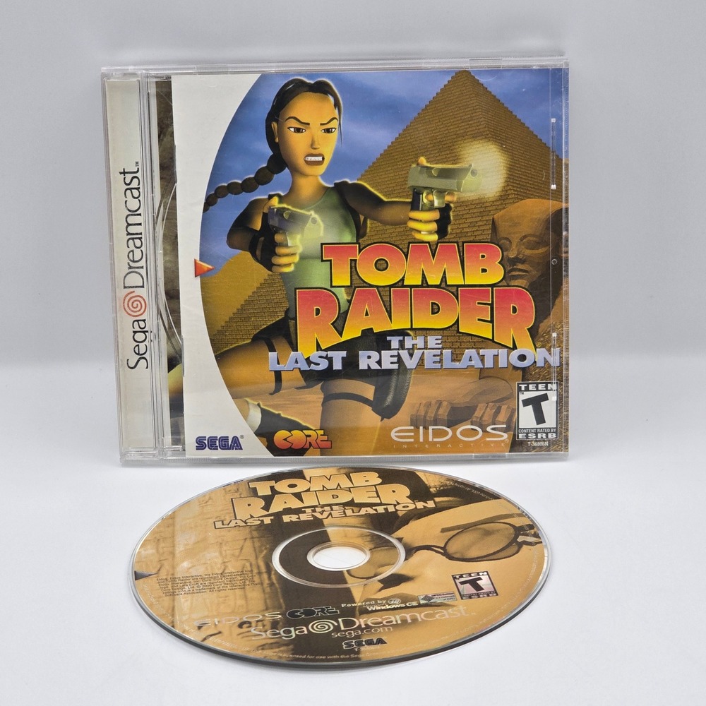 Sega Tomb Raider The Last Revelation Dreamcast NTSC Jewel Case Action Game